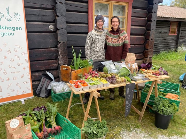 Markedsdag på Amperhaugen