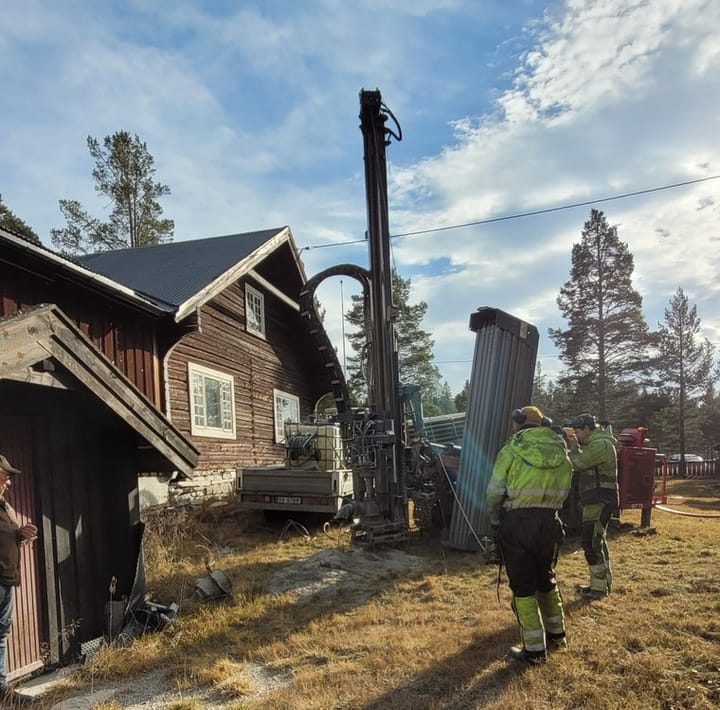 Det bores på Jomsborg