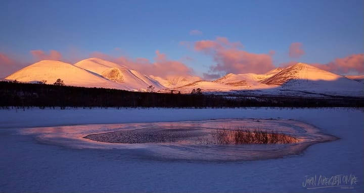 Vinterbilder av Rondane